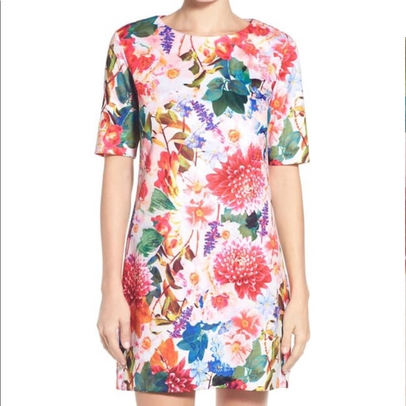 Cece ♡ Short Sleeve Bountiful Garden Dress - Picture 4 of 12